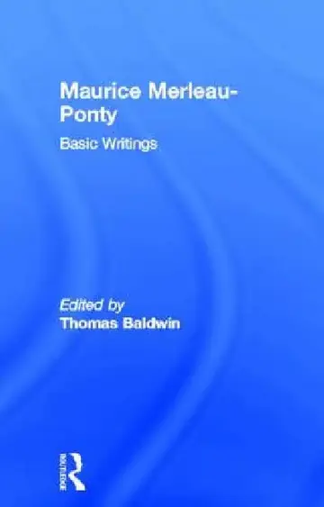 Cover of Maurice Merleau-Ponty