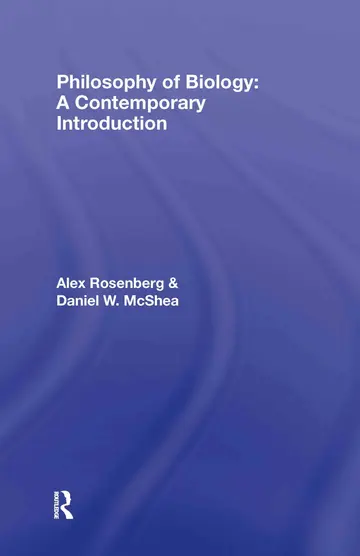Cover of Philosophy of Biology