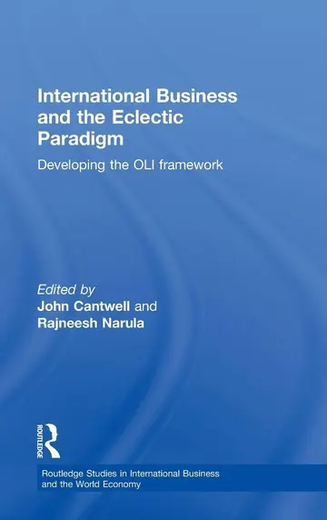 Cover of International Business and the Eclectic Paradigm