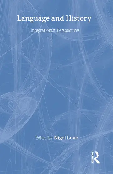 Cover of Language and History