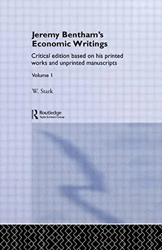 Cover of Jeremy Bentham's Economic Writings