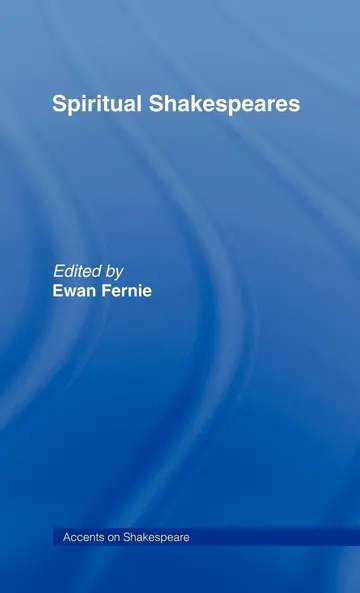 Cover of Spiritual Shakespeares