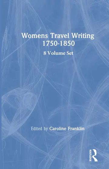 Cover of Women's Travel Writing, 1750-1850