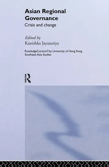Cover of Asian Regional Governance