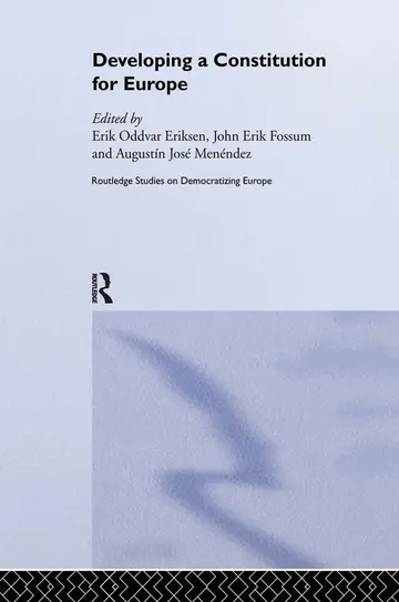 Cover of Developing a Constitution for Europe