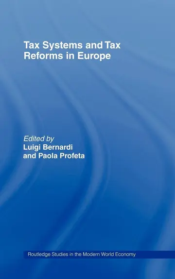 Cover of Tax Systems and Tax Reforms in Europe