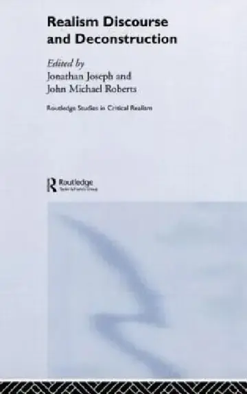 Cover of Realism Discourse and Deconstruction