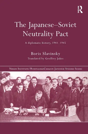 Cover of The Japanese-Soviet Neutrality Pact