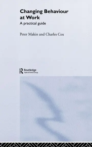 Cover of Changing Behaviour at Work