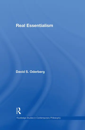 Cover of Real Essentialism