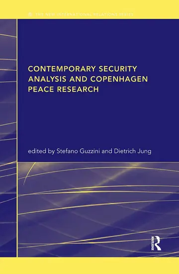 Cover of Contemporary Security Analysis and Copenhagen Peace Research