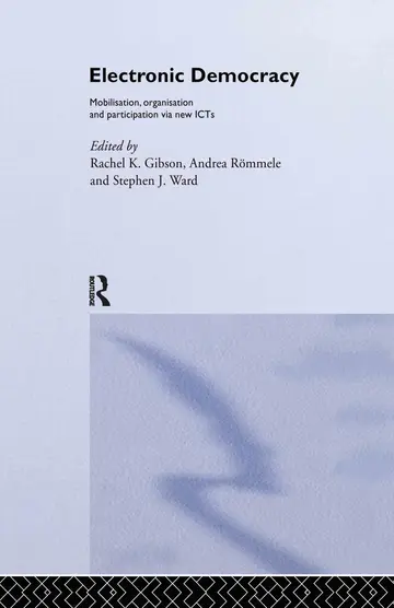 Cover of Electronic Democracy