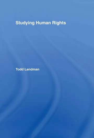 Cover of Studying Human Rights