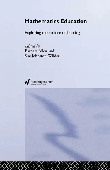 Cover of Mathematics Education