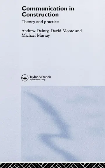 Cover of Communication in Construction