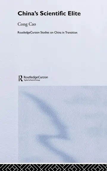 Cover of China's Scientific Elite