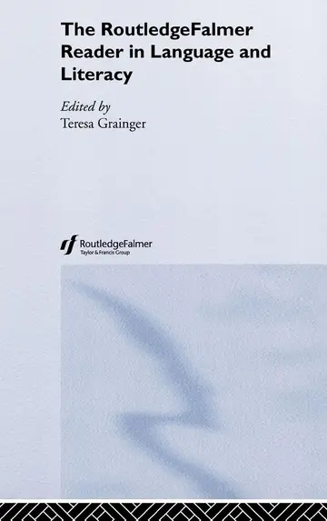 Cover of The Routledgefalmer Reader in Language and Literacy