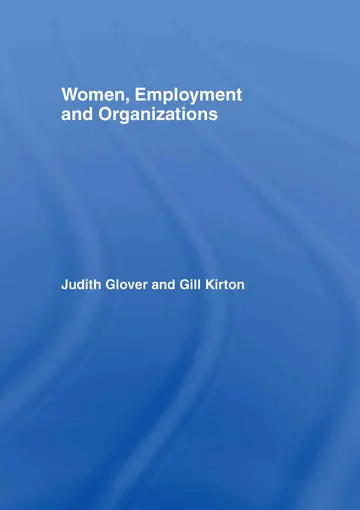 Cover of Women, Employment and Organizations