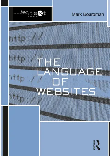 Cover of The Language of Websites
