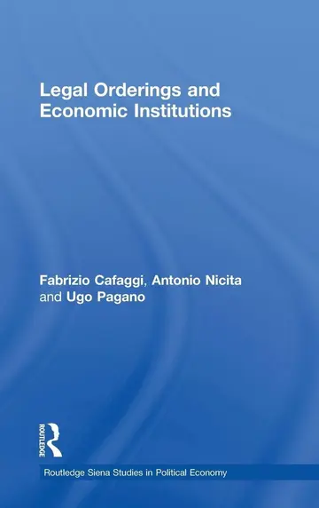 Cover of Legal Orderings and Economic Institutions