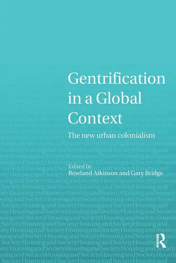 Cover of Gentrification in A Global Context