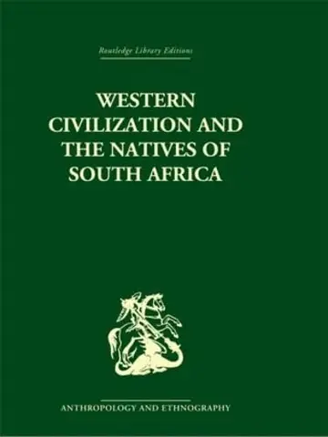 Cover of Western Civilization in Southern Africa