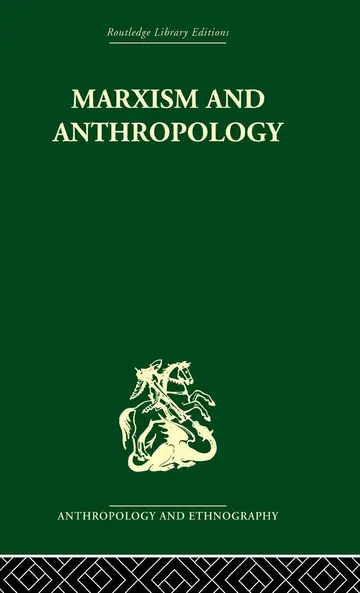 Cover of Marxism and Anthropology