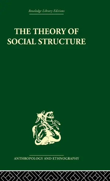 Cover of The Theory of Social Structure