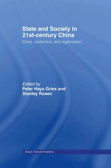 Cover of State and Society in 21st Century China