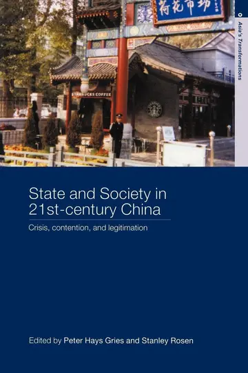 Cover of State and Society in 21st Century China