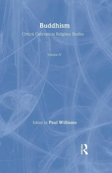 Cover of Buddhism Crit Conc Rel Stud Vol4