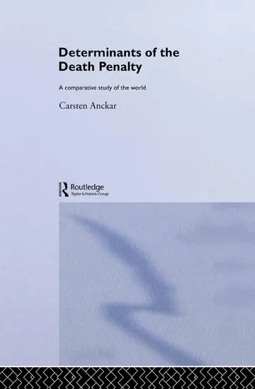 Cover of Determinants of the Death Penalty