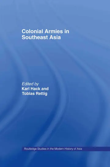 Cover of Colonial Armies in Southeast Asia