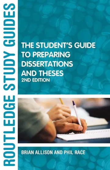 Cover of The Student's Guide to Preparing Dissertations and Theses