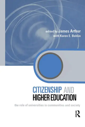 Cover of Citizenship and Higher Education