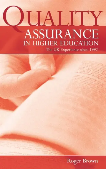 Cover of Quality Assurance in Higher Education