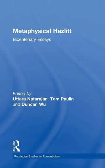 Cover of Metaphysical Hazlitt