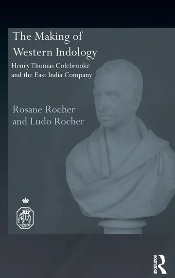 Cover of The Making of Western Indology