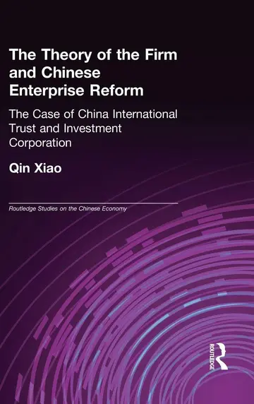 Cover of The Theory of the Firm and Chinese Enterprise Reform