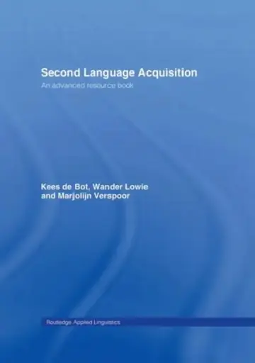 Cover of Second Language Acquisition
