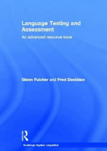 Cover of Language Testing and Assessment