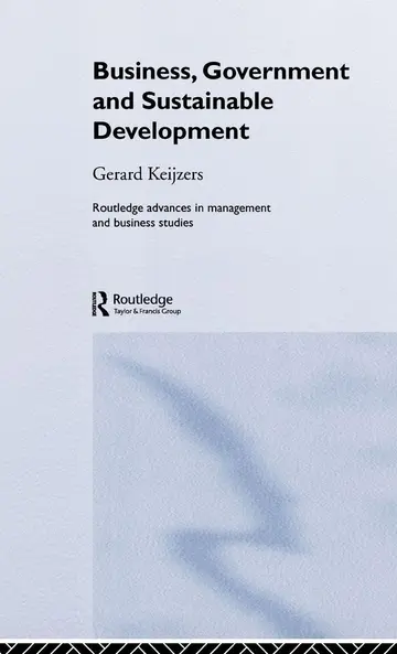 Cover of Business, Government, and Sustainable Development