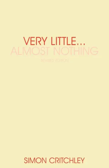 Cover of Very Little-- Almost Nothing