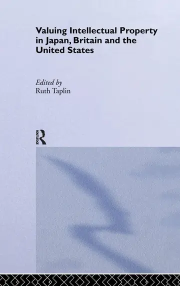 Cover of Valuing Intellectual Property in Japan, Britain and the United States
