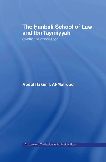 Cover of The Hanbali School of Law and Ibn Taymiyyah