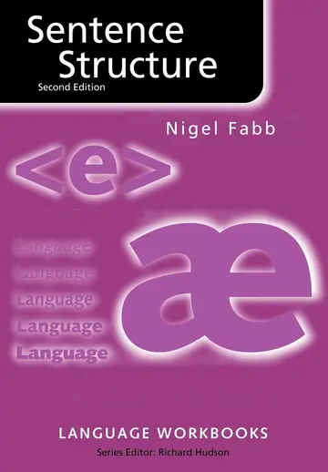 Cover of Sentence Structure