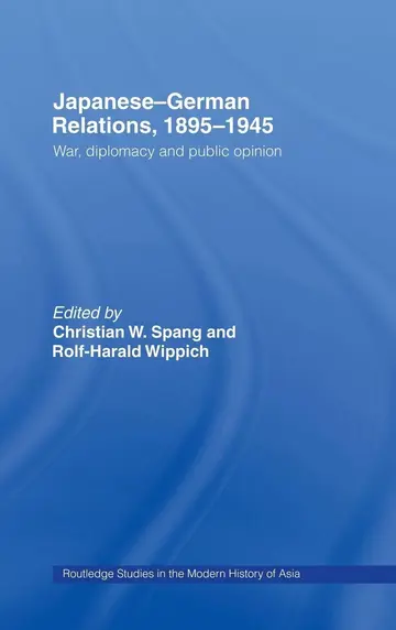 Cover of Japanese-German Relations, 1895-1945