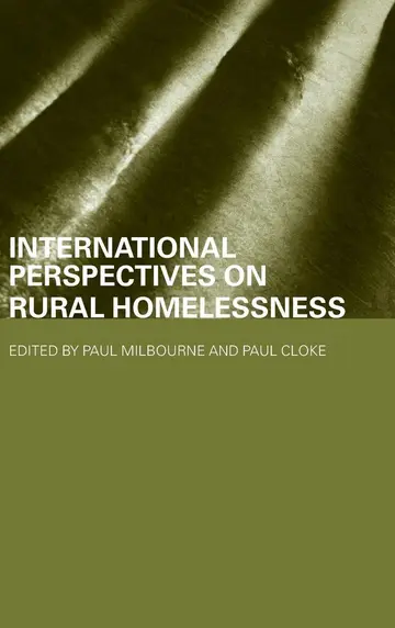 Cover of International Perspectives on Rural Homelessness
