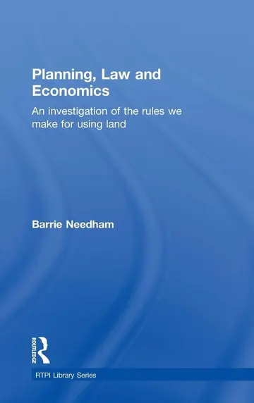 Cover of Planning, Law and Economics