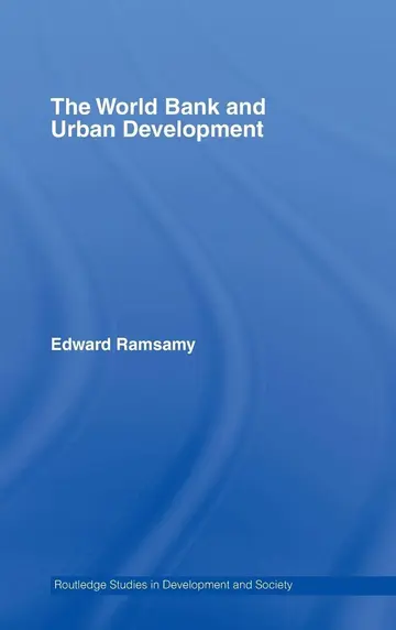 Cover of The World Bank and Urban Development